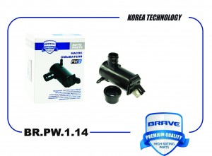 Насос омывателя стекол BR.PW.1.14 MR245368 Mitsubishi Lancer 9 BR.PW.1.14 BR.PW.1.14 BRAVE