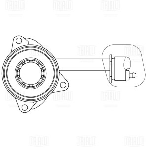 Муфта выкл. сцеп. Ford Transit (00-)/(06-) 2.0D/2.2TD (КПП VXT75/VMT6) (гидравл. CT 1073 TRIALLI