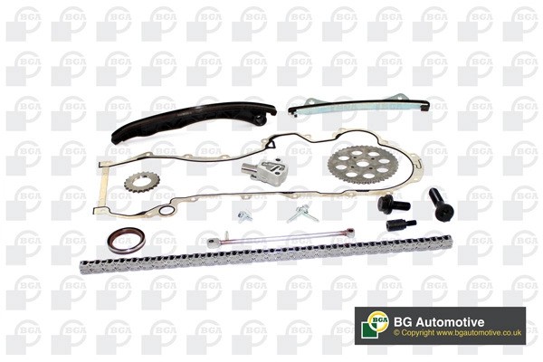 рем.к-кт ГРМ! цепной, со звездочками\ Opel Agila/Astra/Corsa 1.3CDTi 03> TC0380FK BG AUTOMOTIVE