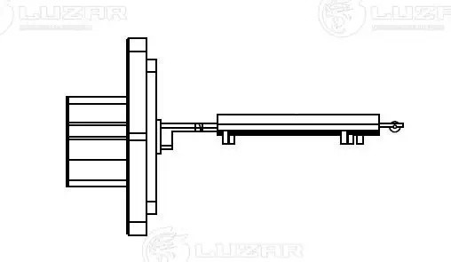 TOYOTA AVENSIS II (2003-2008) LFR 1900 LUZAR