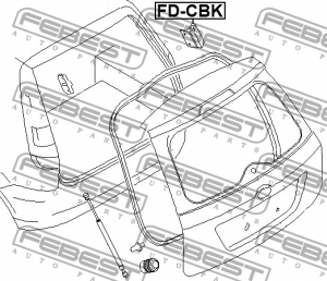 ОТБОЙНИК КРЫШКИ БАГАЖНИКА FD-CBK FD-CBK FEBEST