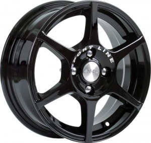 Скад Ягуар 14.0 / 5.5J PCD 4x100.00 ET 38.00 ЦО 67.10 Литой / Черный 1280005 SKAD