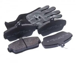 Колодки тормозные ГАЗ-3110,3302,2217 передние (4шт.) MEGAPOWER 350-33-017 MEGA POWER