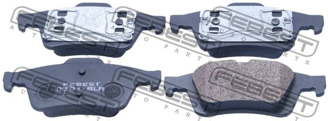 Колодки тормозные дисковые 0501-BLR 0501-BLR FEBEST