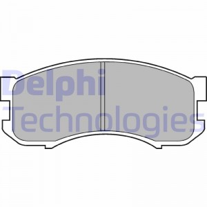 LP2126 колодки дисковые з.\ Renault Kangoo 1.6/1.5DCi 08> LP2126 DELPHI