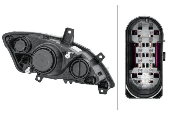 Фара MERCEDES Vito (W639) левая HELLA 1EG009627-011 HELLA