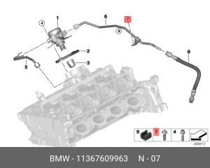 Саморез BMW OE 11 36 7 609 963 BMW