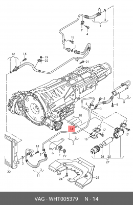 КОЛЬЦО УПЛОТНИТЕЛЬНОЕ WHT005379 WHT 005 379 VAG
