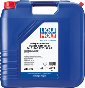 4422 LiquiMoly Синт. тр.масло Vollsynth.Hypoid-Getrieb. LS 75W-140 GL-5 (20л) 4422 LIQUI MOLY