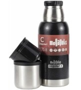 Термос 0.75л широкая горловина, сталь, черный Megapolis СЛЕДОПЫТ PFTM20 SLEDOPYT