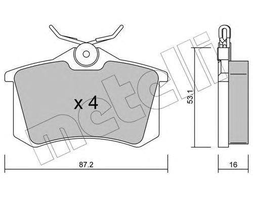 RENAULT CLIO III (2005>) 22-0100-2 METELLI