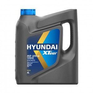 HYUNDAI XTeer HD Ultra 10W40 (4L) масло моторн.! синт.\ API CK-4/CJ-4/SN, ACEA E 1041006 HYUNDAI XTEER