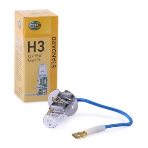 Лампа галогенная H3 12V 55W "Hella" (PK22s) 8GH002090-131 HELLA