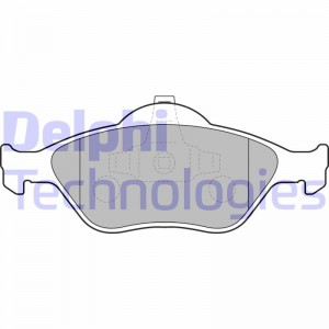 LP1469 колодки дисковые п.\ Ford Fiesta 1.3-1.6/1.4TDCi/1.8Di 00> LP1469 DELPHI