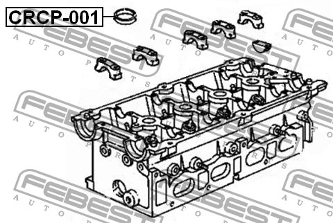 Кольцо уплотнительное свечного колодца CHRYSLER VOYAGER IV 2001-2007 CRCP-001 CRCP001 FEBEST
