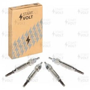 Комплект свечей накаливания (4шт) для автомобилей Mitsubishi Delica (86-) 2.5D GLSP 518 START VOLT