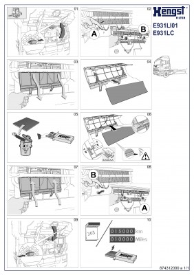 Фильтр салона воздушный !S! E931LC HENGST