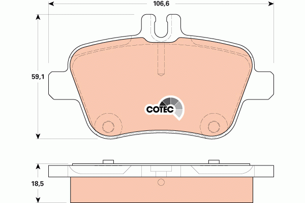 MERCEDES BENZ A140/160 W176 (2012>) GDB1920 TRW