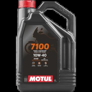Масло моторное для 4-х тактных двигателей MOTUL 7100 ESTER 4T 10W40 синт.4л 104092 MOTUL