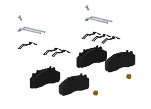 комплект тормозных колодок 12999737VT WABCO