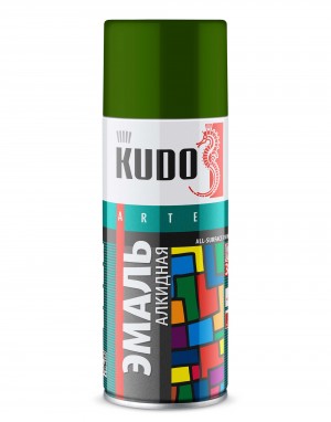Краска "KUDO" зеленая листва (520 мл) (аэрозоль) KU-10082 KUDO
