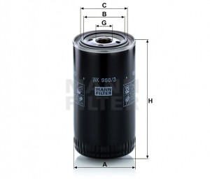 Фильтр топливный WK950/3 WK 950-3 MANN FILTER