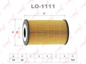 фильтр масляный!\ BMW E34/E36/E46/Z3 1.6i-1.9i 95> LO-1111 LYNXAUTO