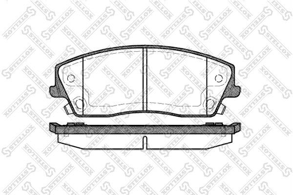FDB1954 [05142555AA] !колодки дисковые п.\ Chrysler 300C 2.7/3.5/5.7 04> 002-013-SX STELLOX