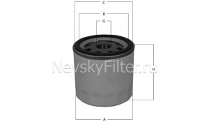 Фильтр масляный NF1004 GROUP NEVSKY FILTER
