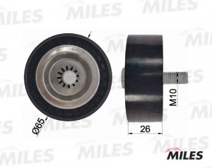 Ролик ремня приводного MERCEDES BENZ 2.2CDI 06- (INA 532057010) AG03053 AG03053 MILES