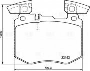 Колодки торм. Mercedes GLC (X253) (15-) диск. перед. (PF 4400) PF4400 TRIALLI