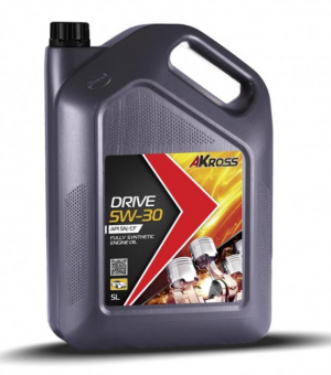 Масло моторное AKROSS Drive 5W-30 SN/CF синтетическое 5 л AKS0007MOF AKROSS