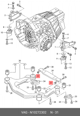 VW/AUDI N 102 723 02 VAG