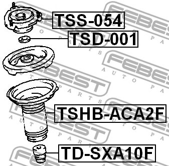 Опора переднего амортизатора TSS-054 FEBEST