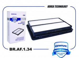 Фильтр воздушный BR.AF.1.34 28113-A9200 Santa FE TM 2.2 18-, Sorento UM 2.2 14-, BRAF134 BRAVE