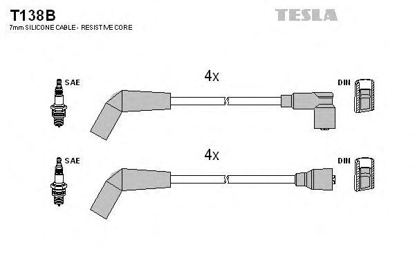 к-кт проводов!\ Land Rover Freelander 1.8-2.5i 98-07 T138B TESLA