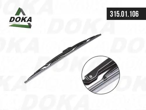 Щетка стеклоочистителя DAF MAN MERCEDES 600мм каркасная DOKA 31501106 DOKA