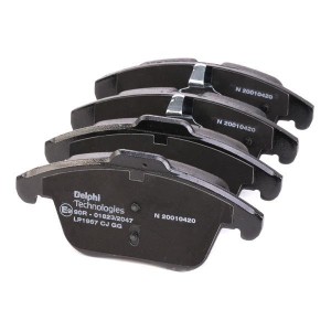Колодки передние FORD MONDEO IV, GALAXY (WA6), VOLVO S80 II, V60, V70 II LP1967 LP1967 DELPHI