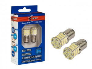 Лампа светодиодная 12V P21/5W BaY15d блистер (2шт.) XENITE 1009599 XENITE