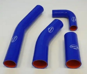 Патрубок радиатора и термостата ЗИЛ-130 (к-т 4 шт) силикон (TECHNIK) 130130300001 TECHNIK