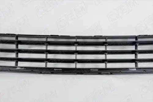 Решетка в бампер нижняя Volkswagen Polo sedan 5 2010-2015, под хромированную нак OEM3632 OEMPARTS