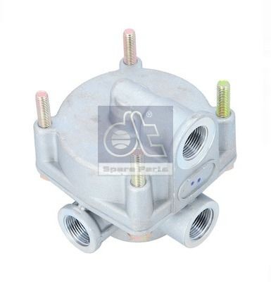 Клапан ускорительный RVI/ MAZ/ KMZ/ BUS , Вход 1 , 2 и 4 : M 22x1.5; 4.60856 DIESEL TECHNIC