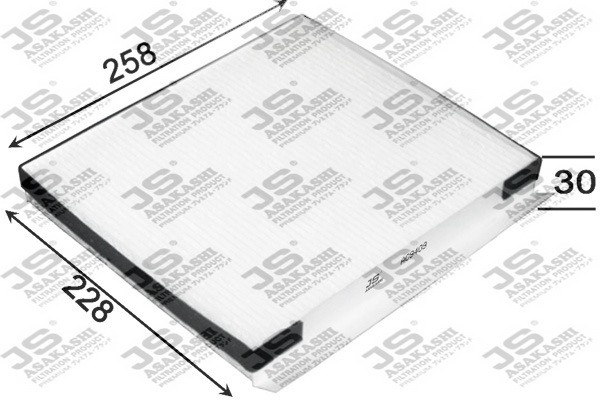 фильтр салона!\ Hyundai Genesis AC9409 JS ASAKASHI