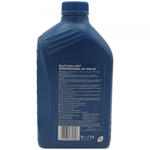 Масло моторное SHELL HELIX PROFESSIONAL HX-7 AV 5W30 п/синт.1л 550046311 SHELL