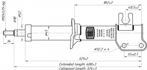 Амортизатор AG05059 TRIALLI