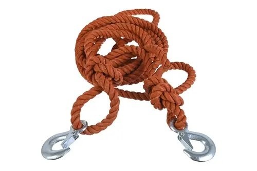 трос буксировочный! канат, 5т, 4,5м, с крюками, в пакете BRX0080031 BRIX
