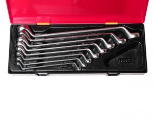 Набор ключей накидных 6-24мм 75град. 8 предметов в кейсе JTC JTC-K6081 JTC TOOLS