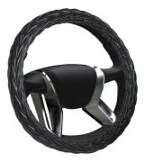 Оплетка руля (M) 37-39см черная кожа Dakota SENATOR OPLS0501 SENATOR