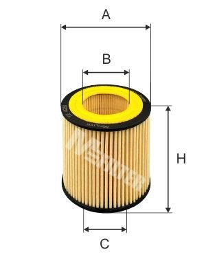 фильтр масляный!\ BMW E60/E61/E90/E91/X3/X5/Z4 2.0-3.0 05> TE 4026 MFILTER AUTOMOTIVE FILTERS