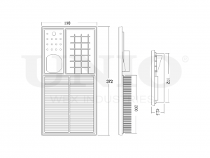 Фильтр воздушный FLT-10151 UNIO